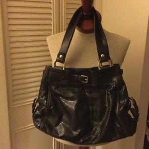 Kooba black leather handbag